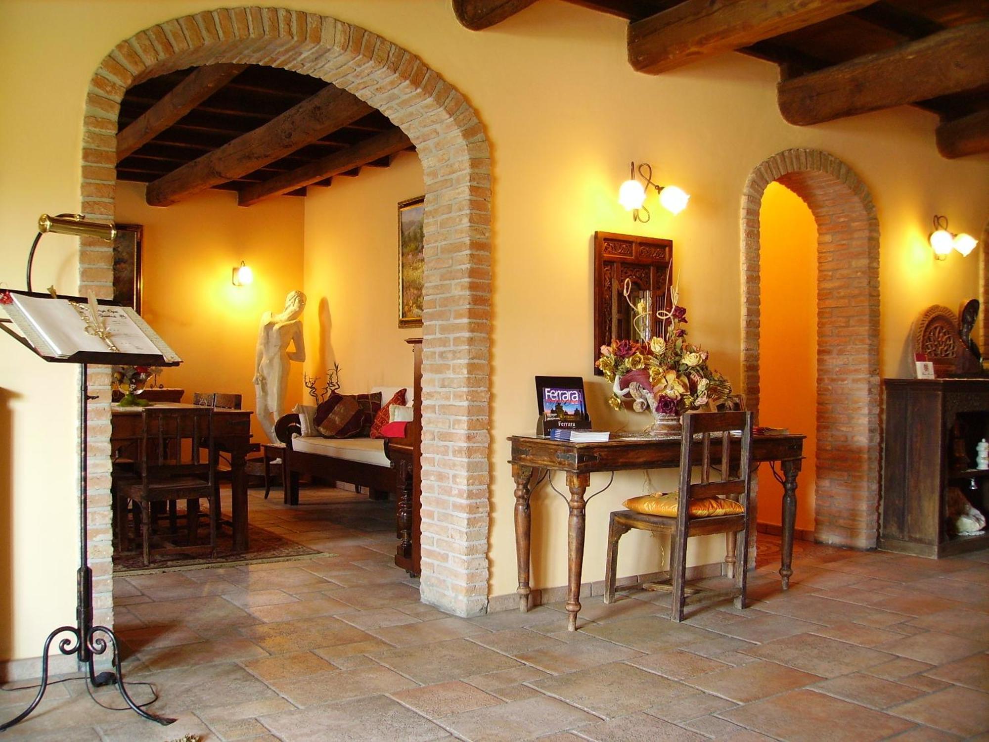 Hotel Antico Casale Vigarano Mainarda Bagian luar foto
