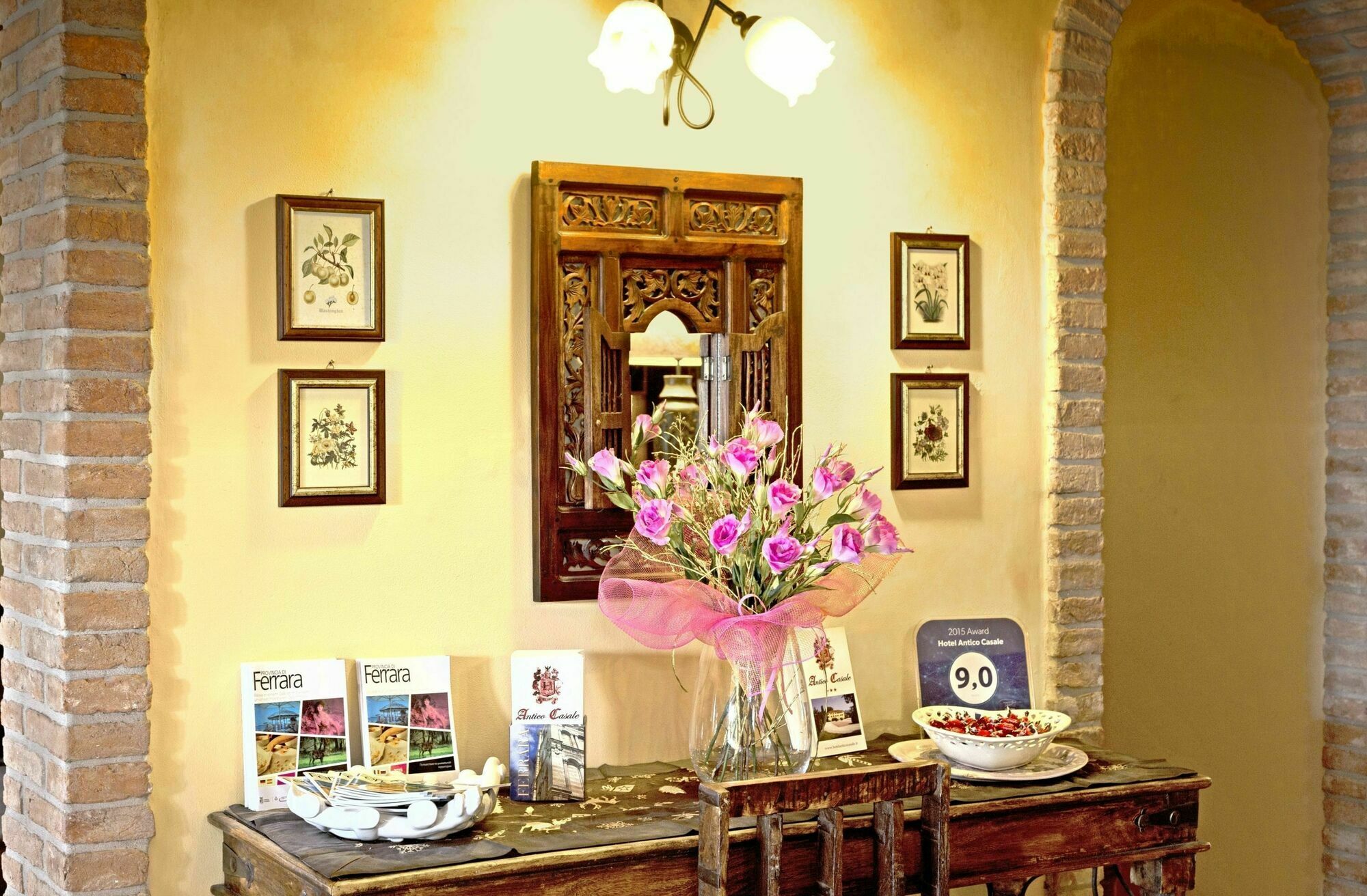 Hotel Antico Casale Vigarano Mainarda Bagian luar foto