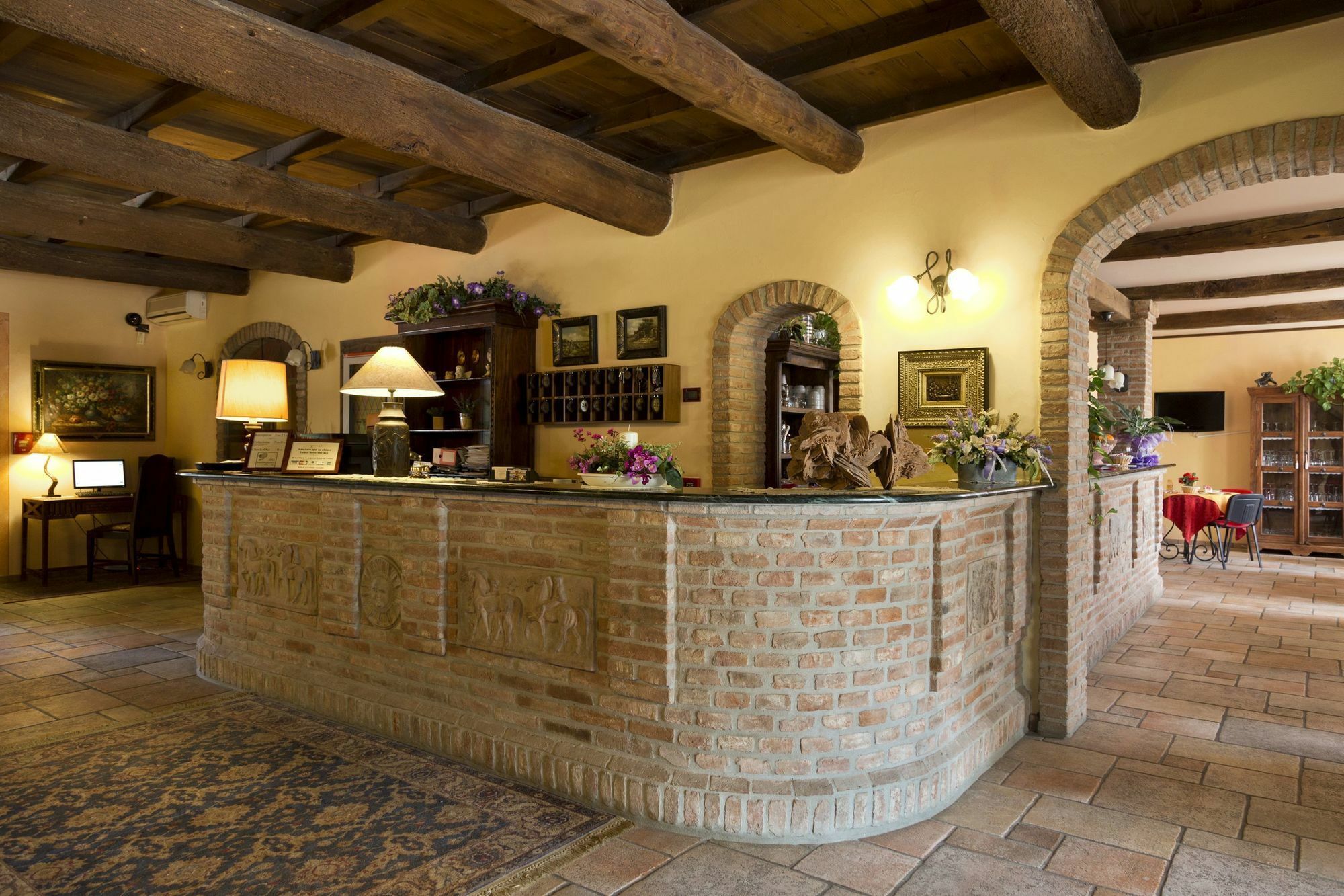 Hotel Antico Casale Vigarano Mainarda Bagian luar foto